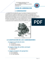 Sistema de Carburacion 