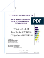 Memoria de Calculo Mediante Mef Base Bomba PDF