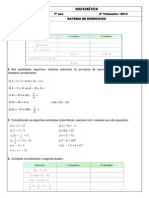 Equações Do 1o Grau Be - 7 - Ano - Matematica-7553-51cc2de92bf47