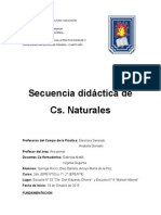 Secuencia Naturales Primer Ciclo Los Materiales