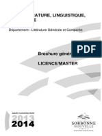 Sorbonne Nouvelle - Brochure LGC