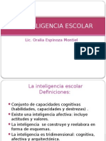 La Inteligencia Escolar