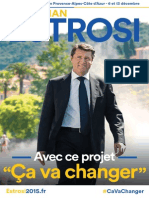 Programme de Christian Estrosi (LR) Pour Les Régionales en Paca