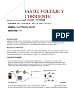 Medidas de Voltaje y Corriente