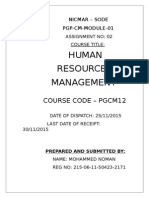 Human Resources Management