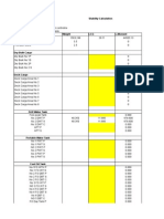 Stability Calculation - General