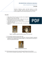 Standard Proctor Compaction Test