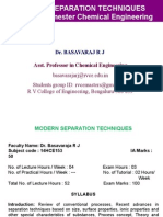 Chapter 1 Modern Separation Process