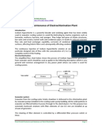 Operation and Maintenance of Electrochlorination Plant