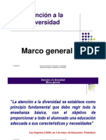 Atención A La Diversidad - Marco General