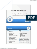 Kaizen Facilitator Training Slide Handout