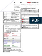 Toyota Tundra TRD Lowering Kit Installation Instructions