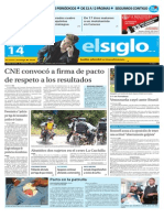 Edición Impresa El Siglo 14-10-2015