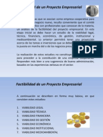 Factibilidad de Un Proyecto Empresarial