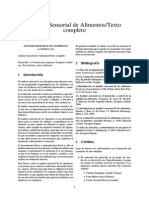 Análisis Sensorial de Alimentos-Texto Completo