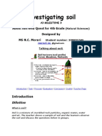 Investigating Soil: About Soil Web Quest For 4th Grade Designed by MS N.C. Moruri