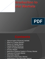 Introduction To Capital Market