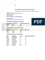 Sugars Analysis by HPLC-RI