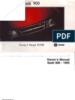 Saab900ownersmanual1992US (Ocr)