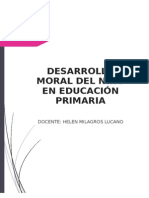 Desarrollo Moral en El Niño de Educación Primaria