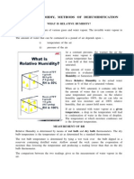 Methods of Dehumidification