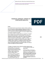 Paradigmas, Enfoques y Métodos en La Investigación Educativa