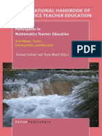 The International Handbook of Mathematics Teacher Education PDF