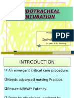 Endotracheal Intubation