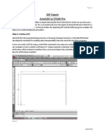 Autocad To Staad DXF Import