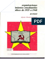 Alfredo Mendoza Cornejo, Organizaciones y Movimientos Estudiantiles en Jalisco de 1935 A 1948. El FESO PDF