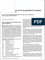 Are There Guidelines For The Responsible Prescription of Benzodiazepines?