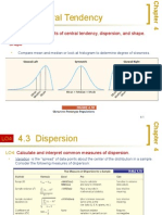 4.2 Central Tendency: Explain The Concepts of Central Tendency, Dispersion, and Shape