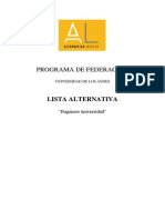 Programa Lista Alternativa