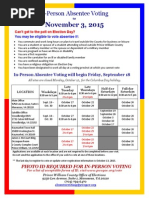 Prince William County Early Voting Information