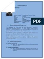 Curriculum Vitae - Romel R. Gutierrez Chambi