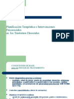 Planificacion Terapeutica e Intervenciones Psicosociales en Los Trastornos Disociales