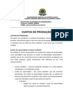 Parte II - Fundamentos de Teoria Econômica e Microeconômica