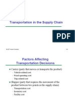 Transportation and Inventory Aggregation in Supply Chain Managemen