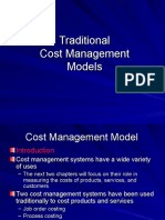 Traditional Cost Management Models