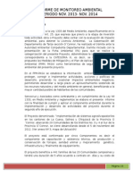 Informe de Monitoreo Ambiental