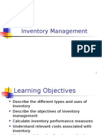 Inventory Management - Lecture 15.04.2015