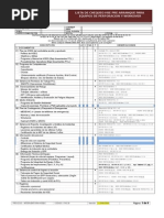 Check List Drilling