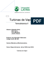 Turbinas de Vapor, Proyecto Termo