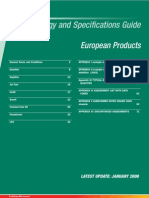 European Oil Product Specs