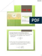 Shell Momentum Balance