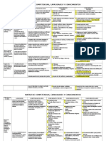 Matriz de Competencias Capacidades Desempeños y Conocimientos Básicos