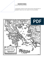 Ancient Greece Map Handout