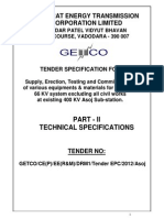 Technical Specifications of Substation 