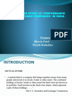 Prepared By: Bhavin Patel Piyush Radadiya: Comparatives Study of Performance of Mutual Funds Companies in India