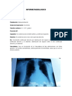 Informe Radiologico